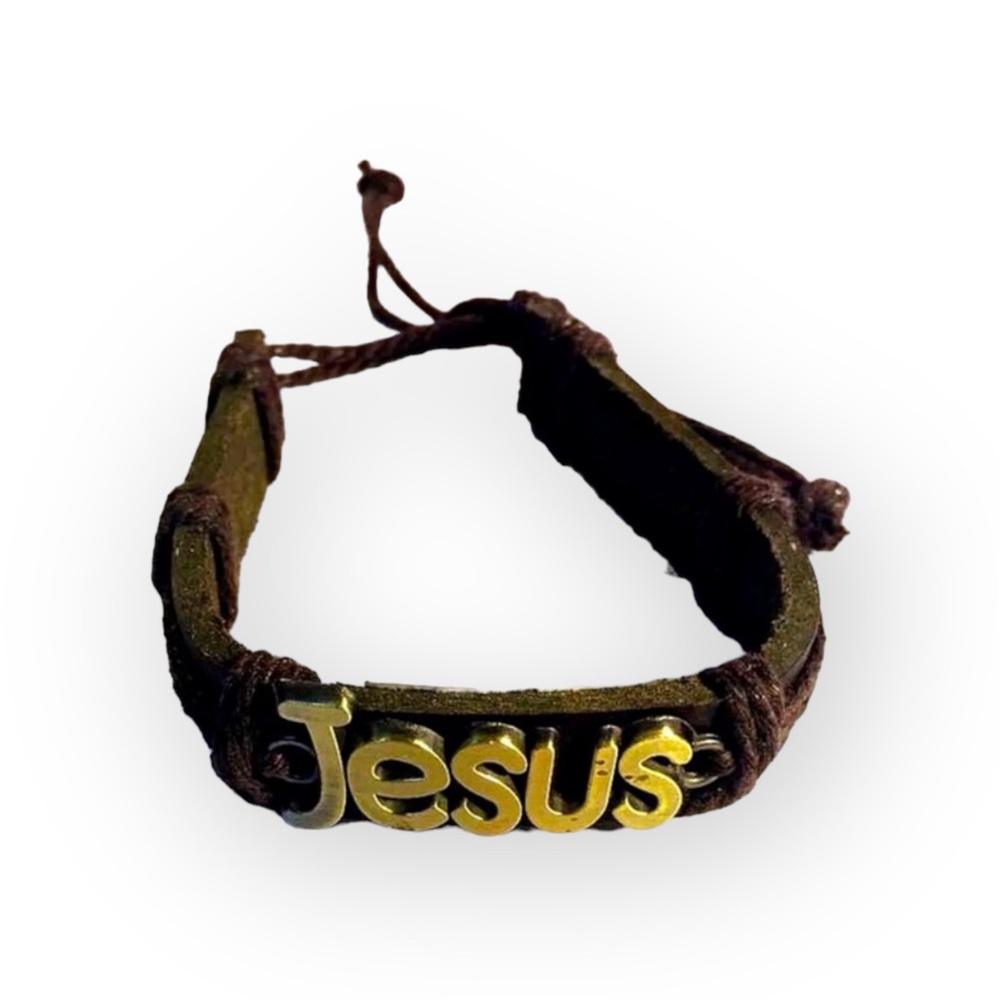 Caligirl, Leather Jesus Mcgrath Bracelet - Picture 4 of 4